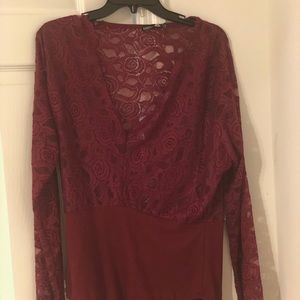 Sexy lace onesie shirt